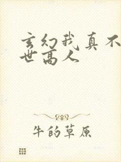 玄幻我真不是盖世高人
