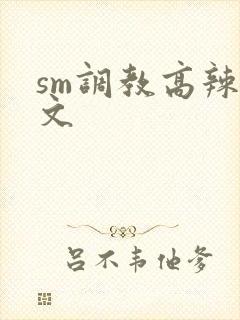 sm调教高辣h文封面