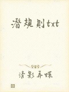 潜规则txt