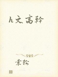 h文高干封面