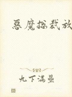 恶魔总裁放了我