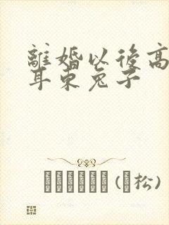 离婚以后高干 耳东兔子