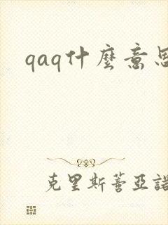 qaq什么意思