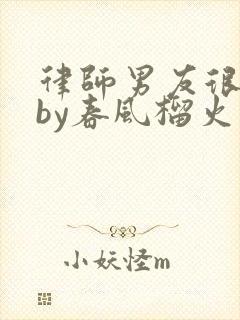 律师男友很难撩by春风榴火封面