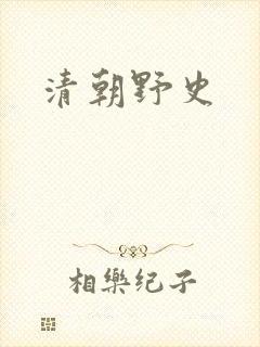 清朝野史
