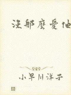 没那么爱他封面