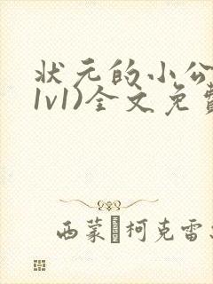 状元的小公主(1v1)全文免费阅读封面