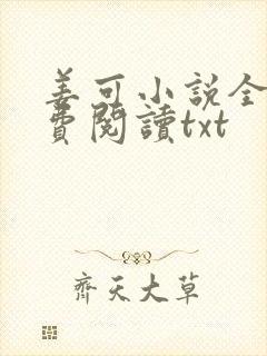 姜可小说全文免费阅读txt封面