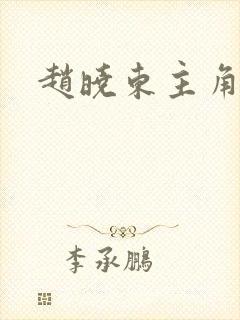 赵晓东主角小说封面