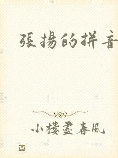 张扬的拼音