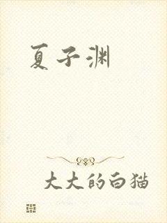 夏子渊