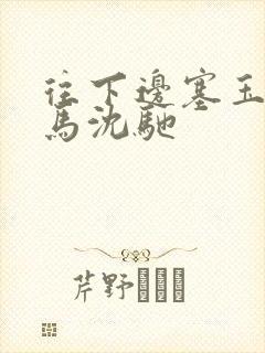 往下边塞玉器骑马沈驰