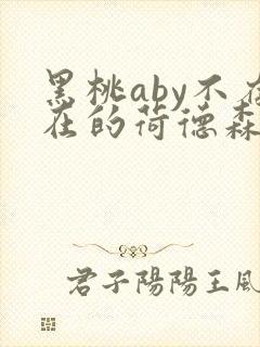 黑桃aby不存在的荷德森笔趣阁封面