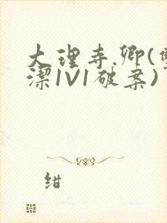 大理寺.卿(双洁1V1破案)