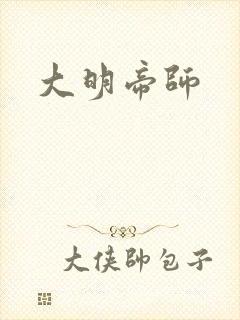大明帝师封面