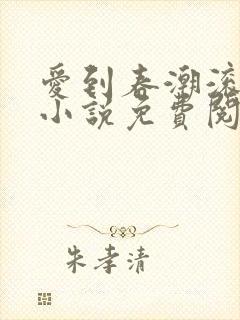 爱到春潮滚滚来小说免费阅读
