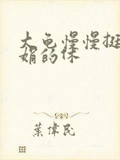 大龟慢慢挺进张娟的休