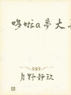 哆啦a梦大长篇