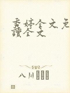 秀婷全文免费阅读全文封面