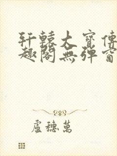 轩辕大宝传奇笔趣阁无弹窗封面