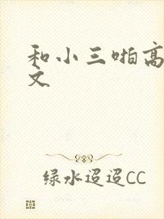 和小三啪高辣h文