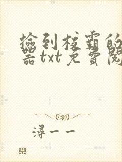 捡到校霸的遥控器txt免费阅读by阳阳封面