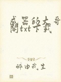 成器的大哥笔趣阁txt下载