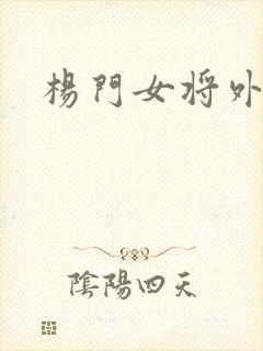 杨门女将外传封面