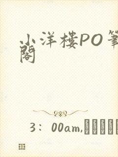 小洋楼PO笔趣阁