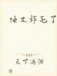 他又炸毛了