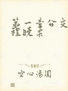 第一章公交激战程晓柔