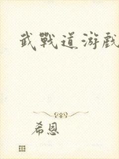 武战道游戏封面
