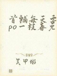 首辅每天要不够po一枝春免费阅读封面