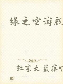 缘之空游戏