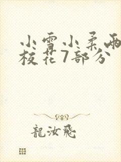 小雪小柔两个大校花7部分