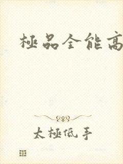 极品全能高手封面