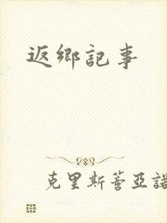 返乡记事