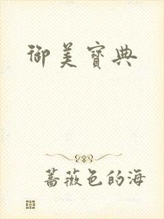 御美宝典封面
