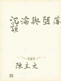 沉沦与堕落的小说