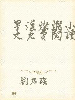星汉灿烂小说全文免费阅读