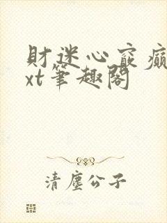 财迷心窍癫婆txt笔趣阁