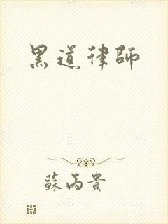 黑道律师封面