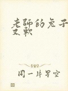 老师的兔子又大又软