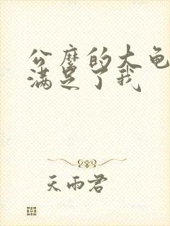 公么的大龟强大满足了我