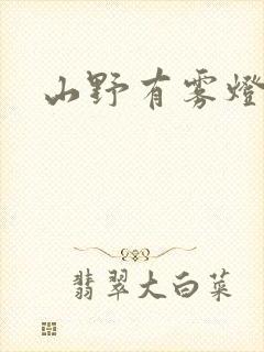 山野有雾灯