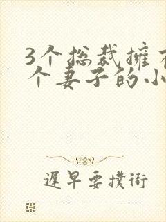 3个总裁拥有一个妻子的小说封面