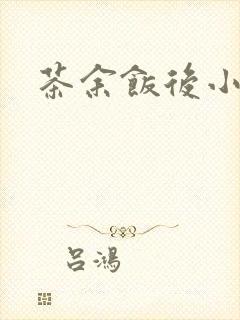 茶余饭后小说封面