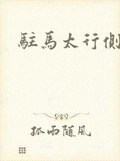 驻马太行侧