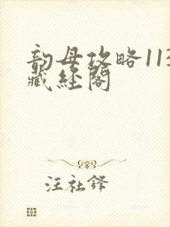 韵母攻略113藏经阁封面