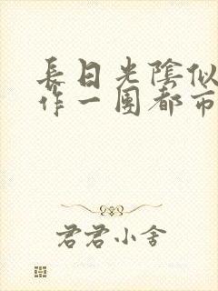长日光阴似箭乱作一团都市言情